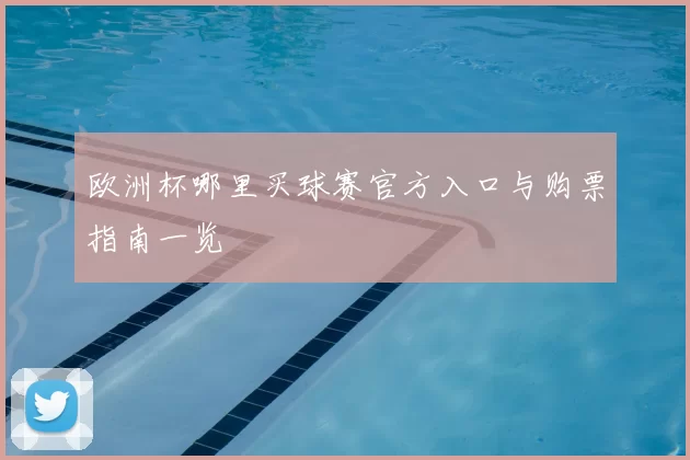 欧洲杯哪里买球赛官方入口与购票指南一览